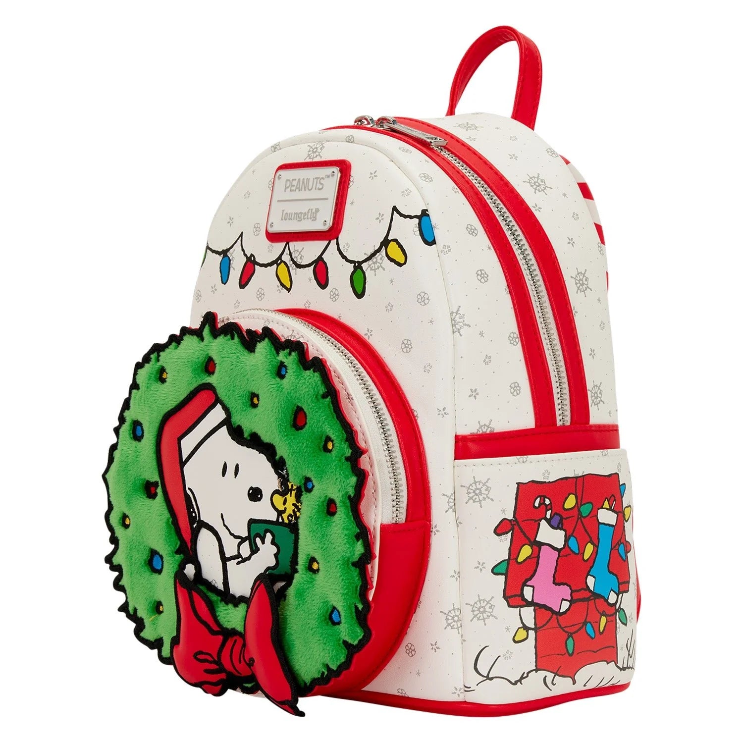 Peanuts Snoopy Holiday Mini Backpack - Loungefly