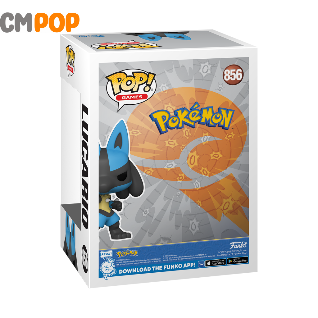 Lucario - #856 Funko Pop! Pokemon Pop