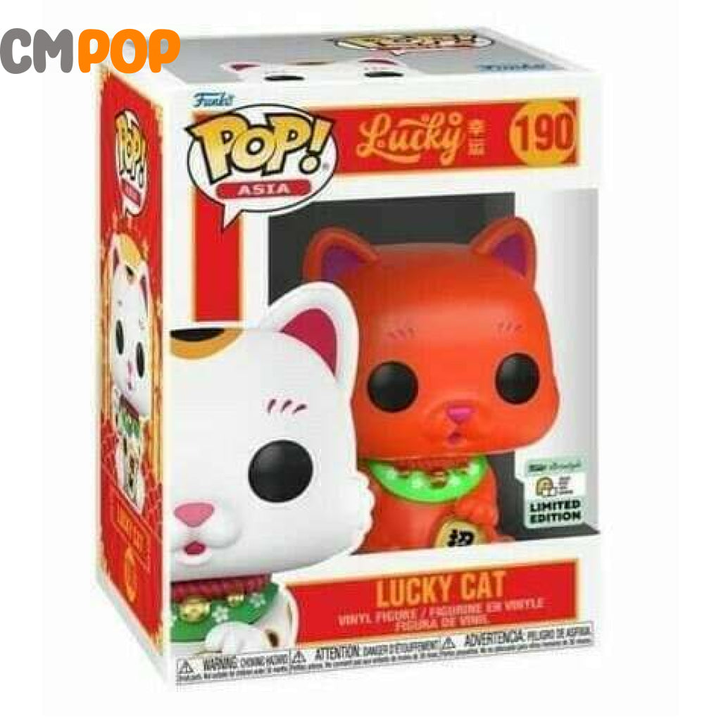 Lucky Cat - #190 - Funko Pop! - Asia - Lucky - Funko Limited Edition Funko Pop
