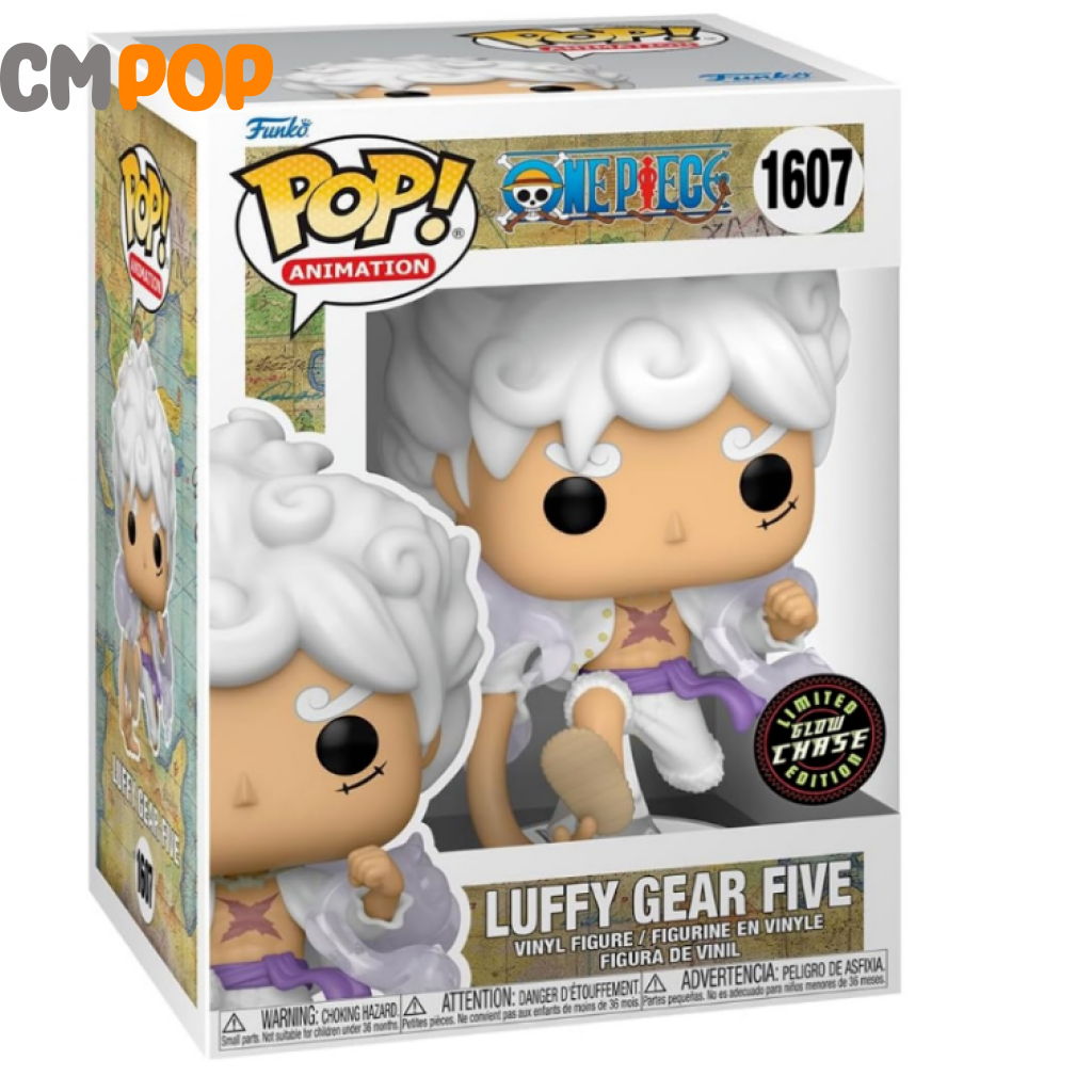 Luffy Gear Five Glow Chase - #1607 - Funko Pop! One Piece Chase Pop
