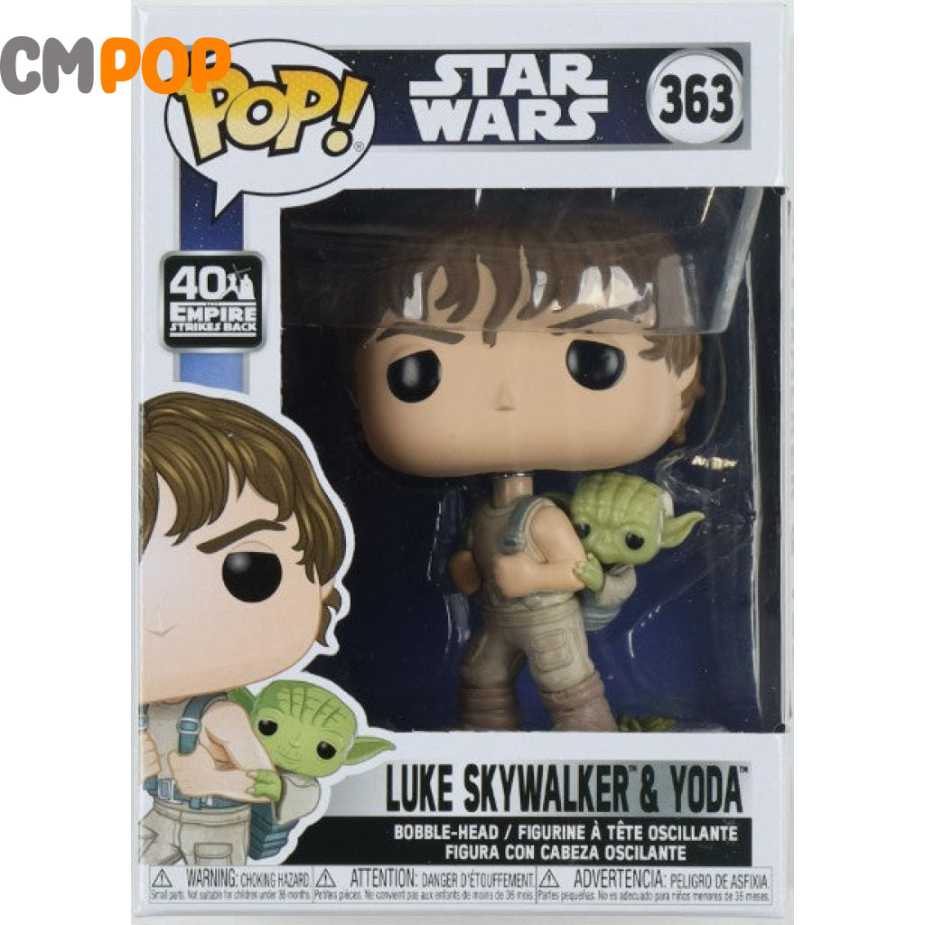 Luke Skywalker & Yoda - #363 Funko Pop! Star Wars Pop