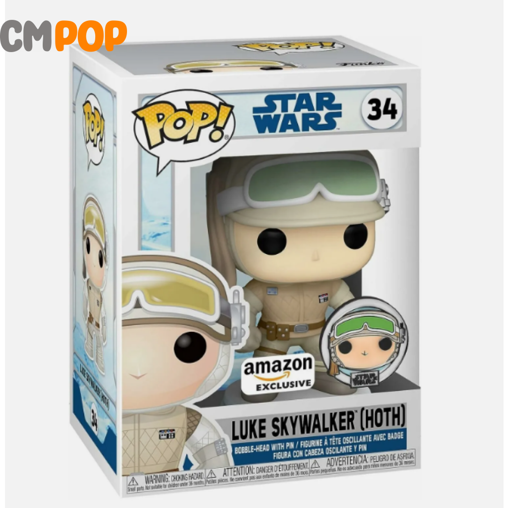 Luke Skywalker (Hoth) - #34 Funko Pop! Star Wars Amazon Exclusive Pop