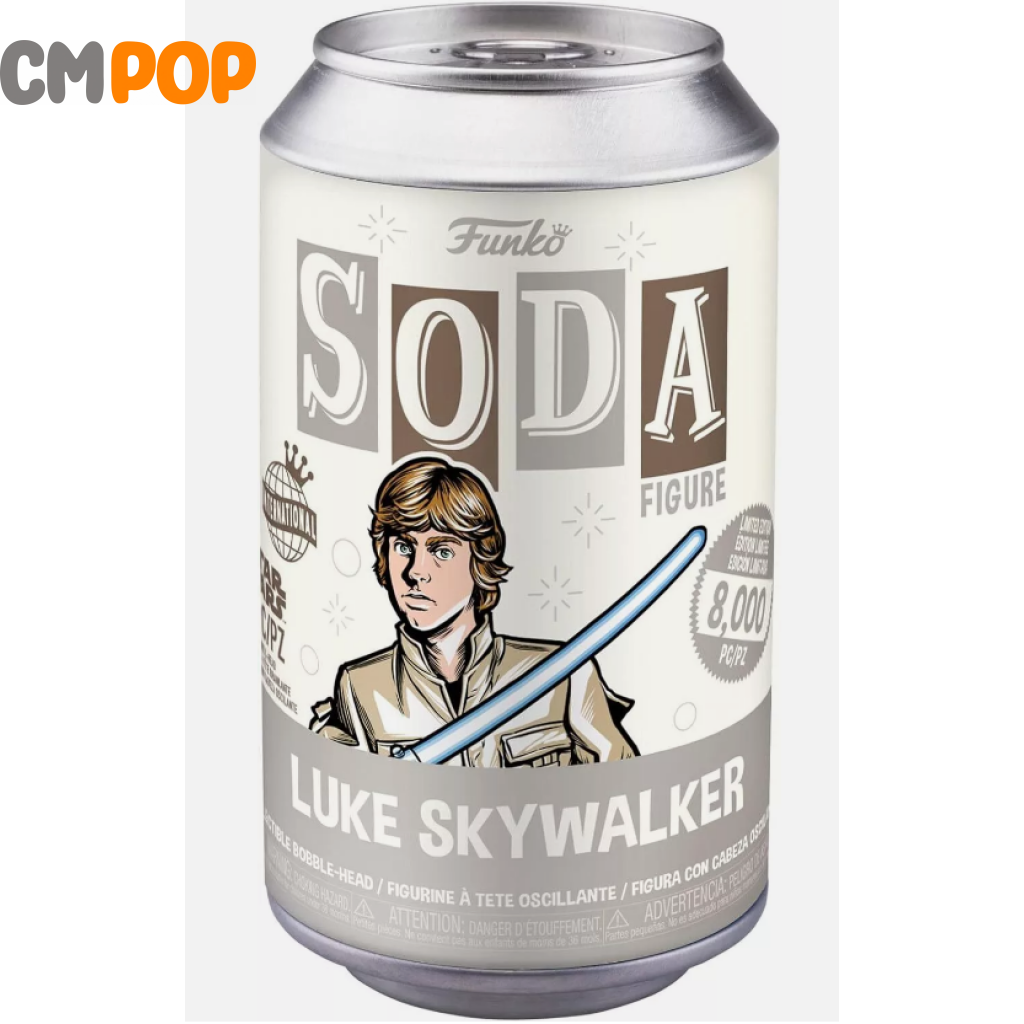 Luke Skywalker (Star Wars) - Funko Vinyl Soda 10 000 Pieces Chance Of Chase