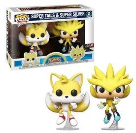 Super Tails & Super Silver - 2 Pack - Funko Pop! - Games - Sonic The Hedgehog - Game Stop Exclusive