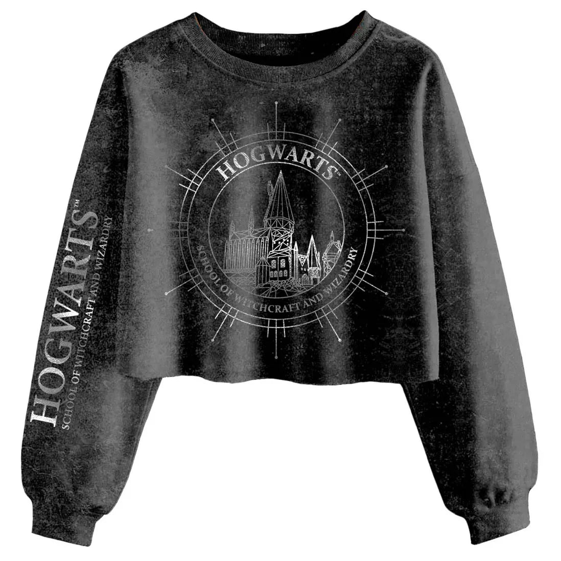 Harry Potter - Hogwarts Constellation - Cropped Sweatshirt