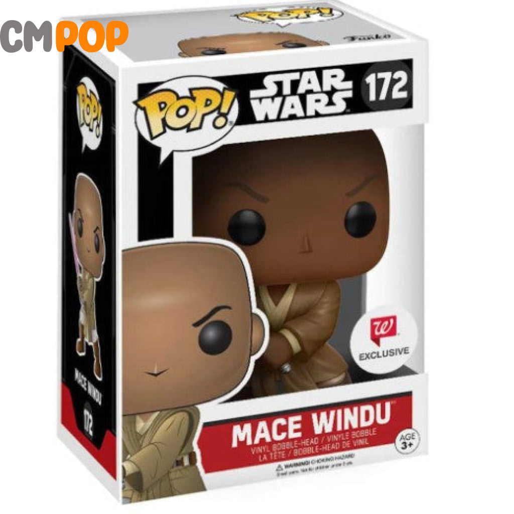 FunkoPop！172 MACE WINDU メイス ウィンドゥ　限定版 Mace Windu - #172 - Funko Pop! - Star Wars - Walgreens Exclusive