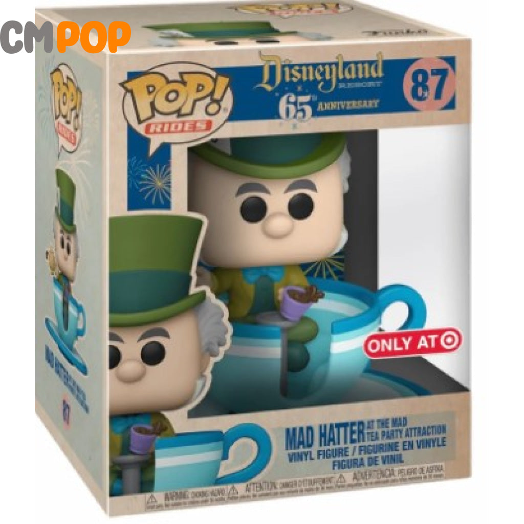 Mad Hatter At The Hatters Tea Party Attraction - #87 Funko Pop! Rides Disney Land 65Th Anniversary
