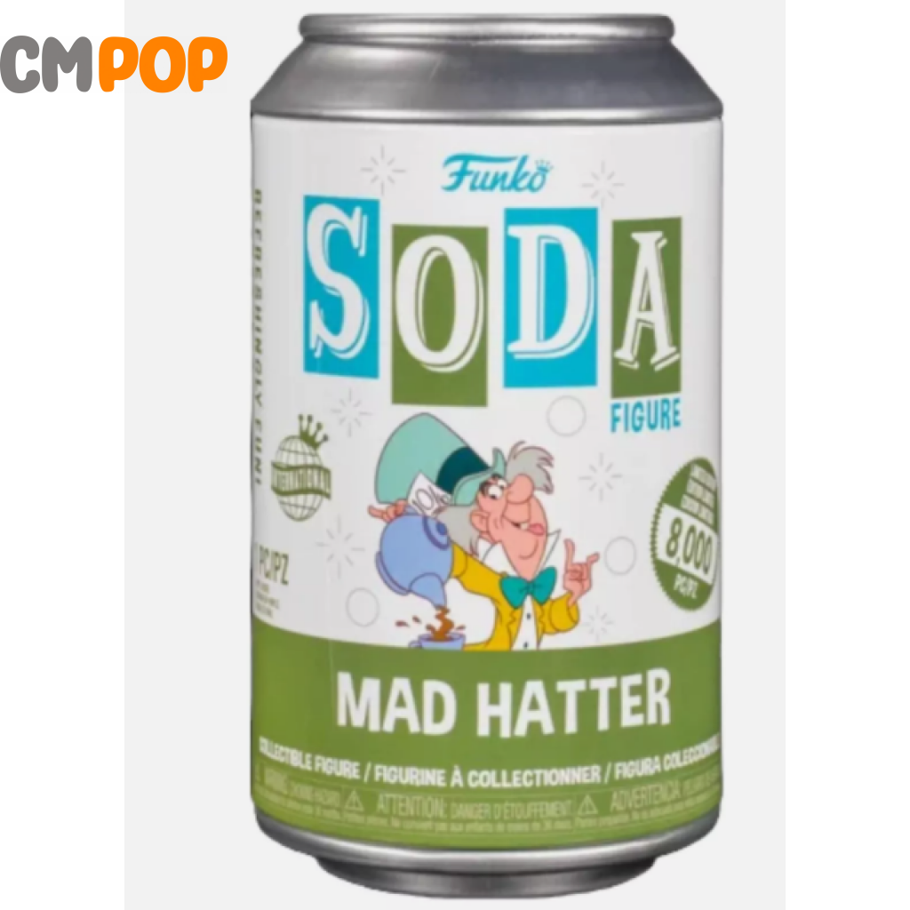 Mad Hatter - Funko Vinyl Soda 8 000 Pieces Chance Of Chase