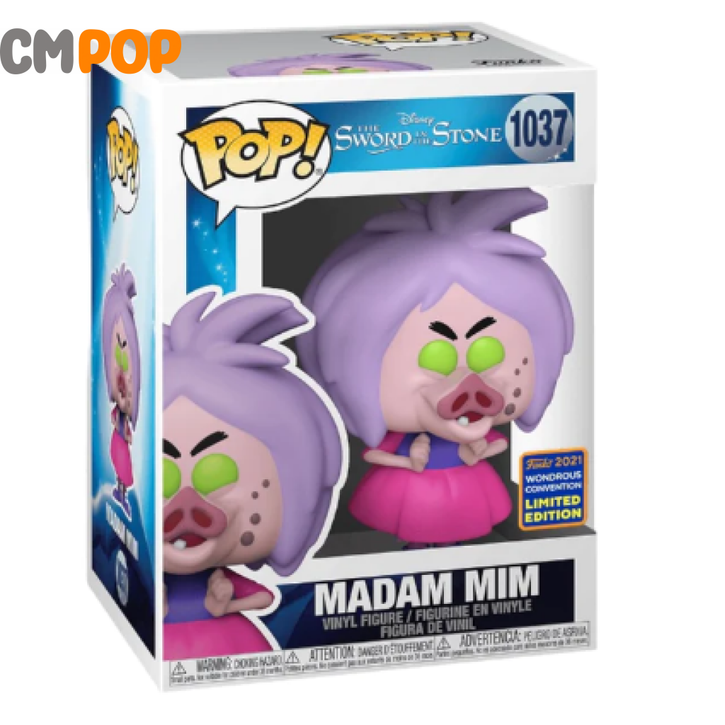 Madam Mim - #1037 Funko Pop! Disney The Sword And Stone 2021 Wondrous Convention Limited Edition Pop