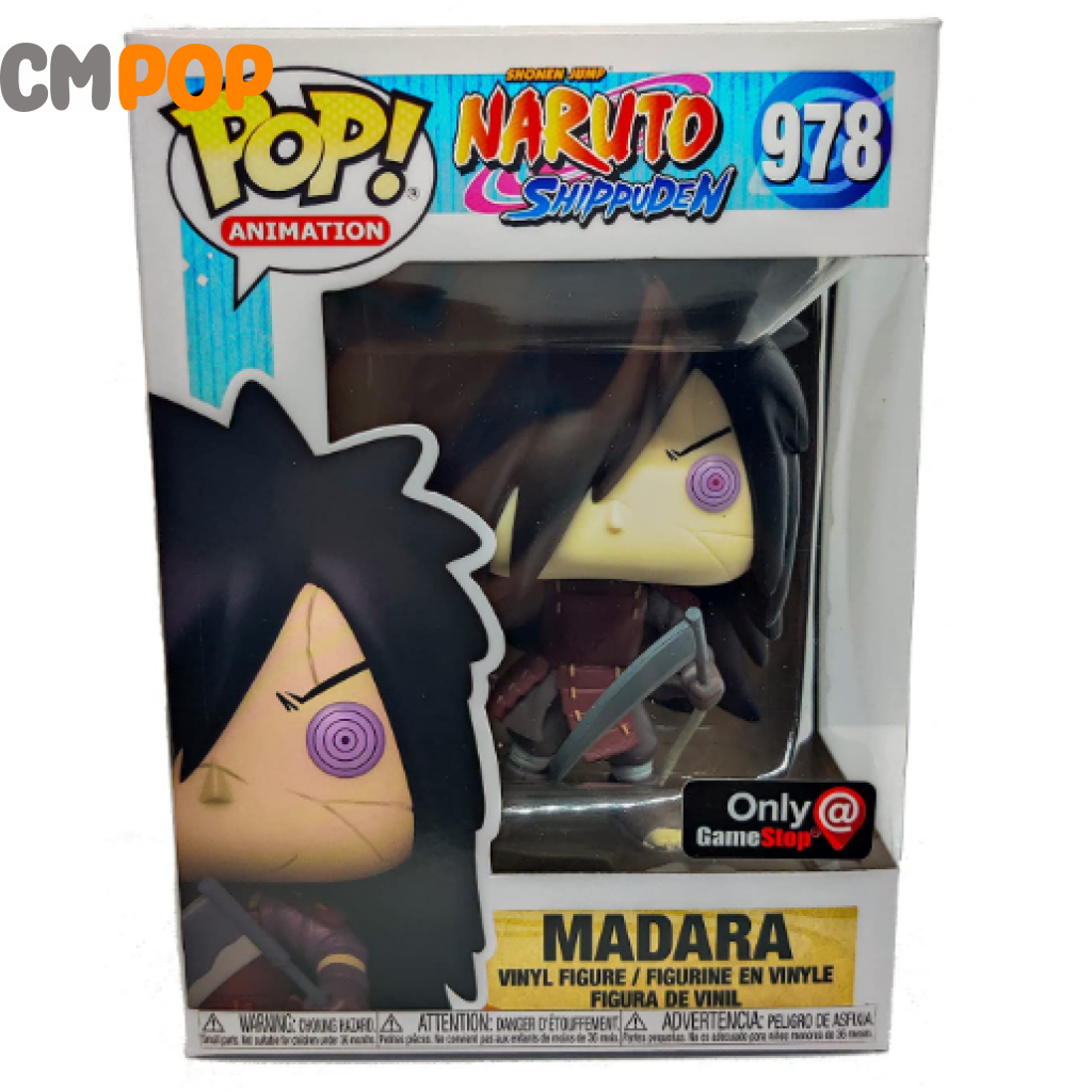 Madara - #978 Funko Pop! Naruto Shippuden Gamestop Exclusive Pop