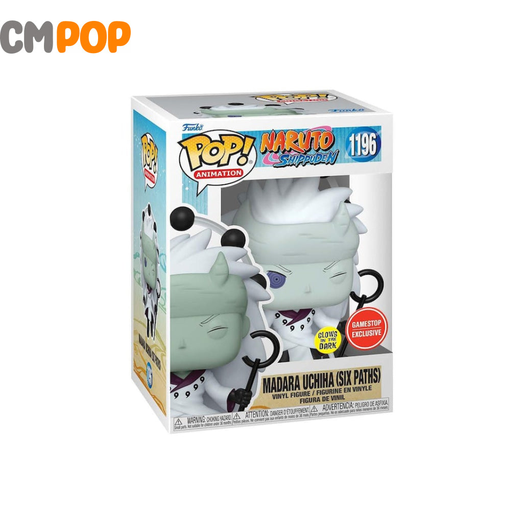 Madara Uchiha (Sage Of Six Paths) - #1196 Funko Pop! Naruto Shippuden Gitd Gamestop Exclusive Pop