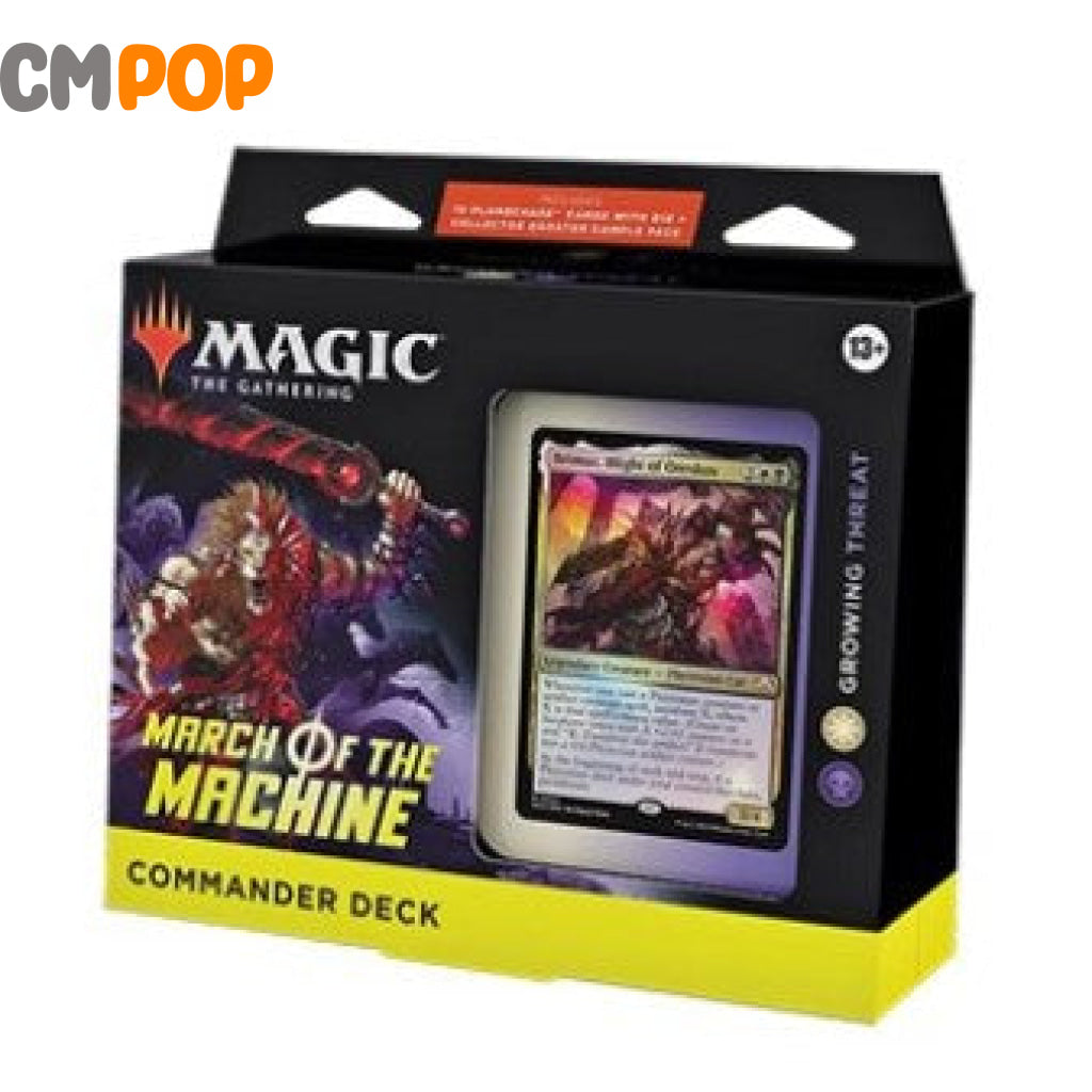 Magic: The Gathering - March Of Machine Commander Deck Growing Threat Tcg