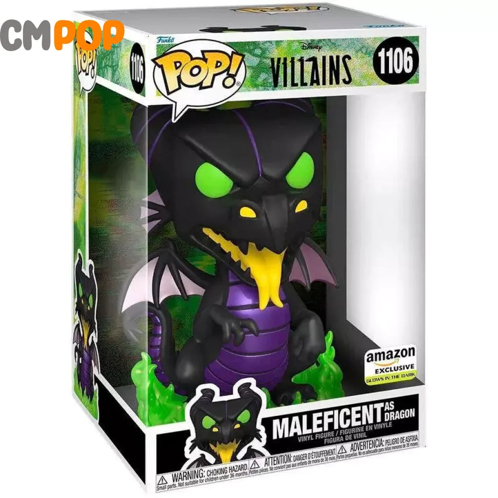 Maleficent As Dragon - #1106 Funko Pop! Games Amazon Exclusive Jumbo Pop