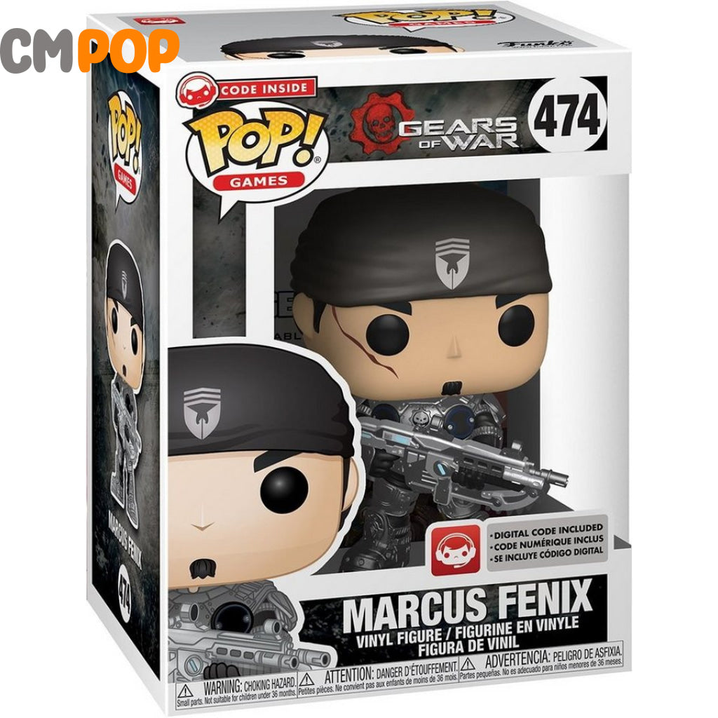 Marcus Fenix - #474 - Funko Pop! - Games - Gears Of War Funko Pop