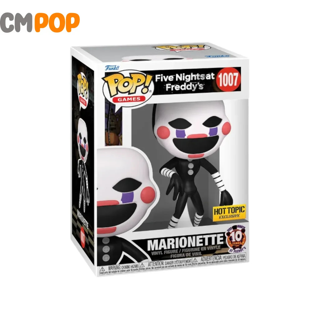 Marionette - #1007 Funko Pop! Five Nights At Freddy’s Games Hot Topic Exclusive Pop