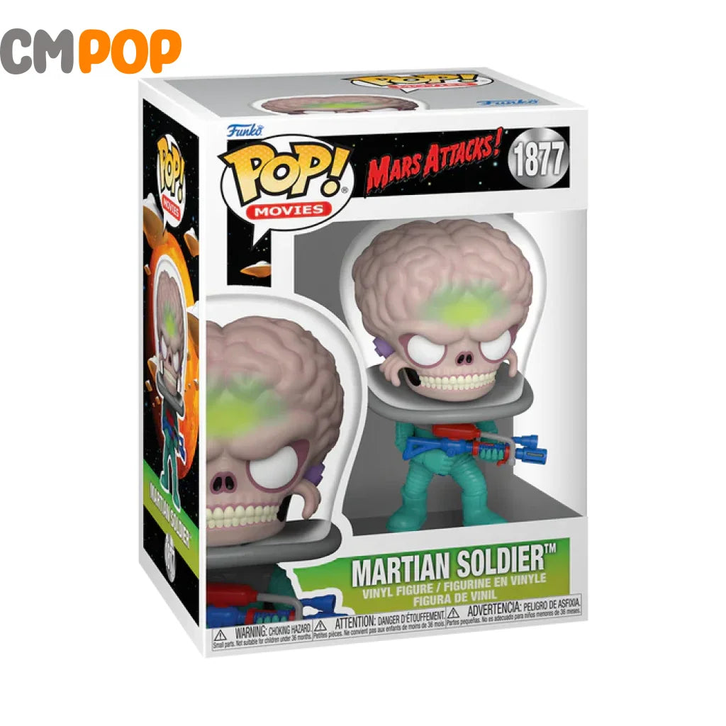 Martian Soldier - #1877 Funko Pop! Movies Mars Attacks Pop