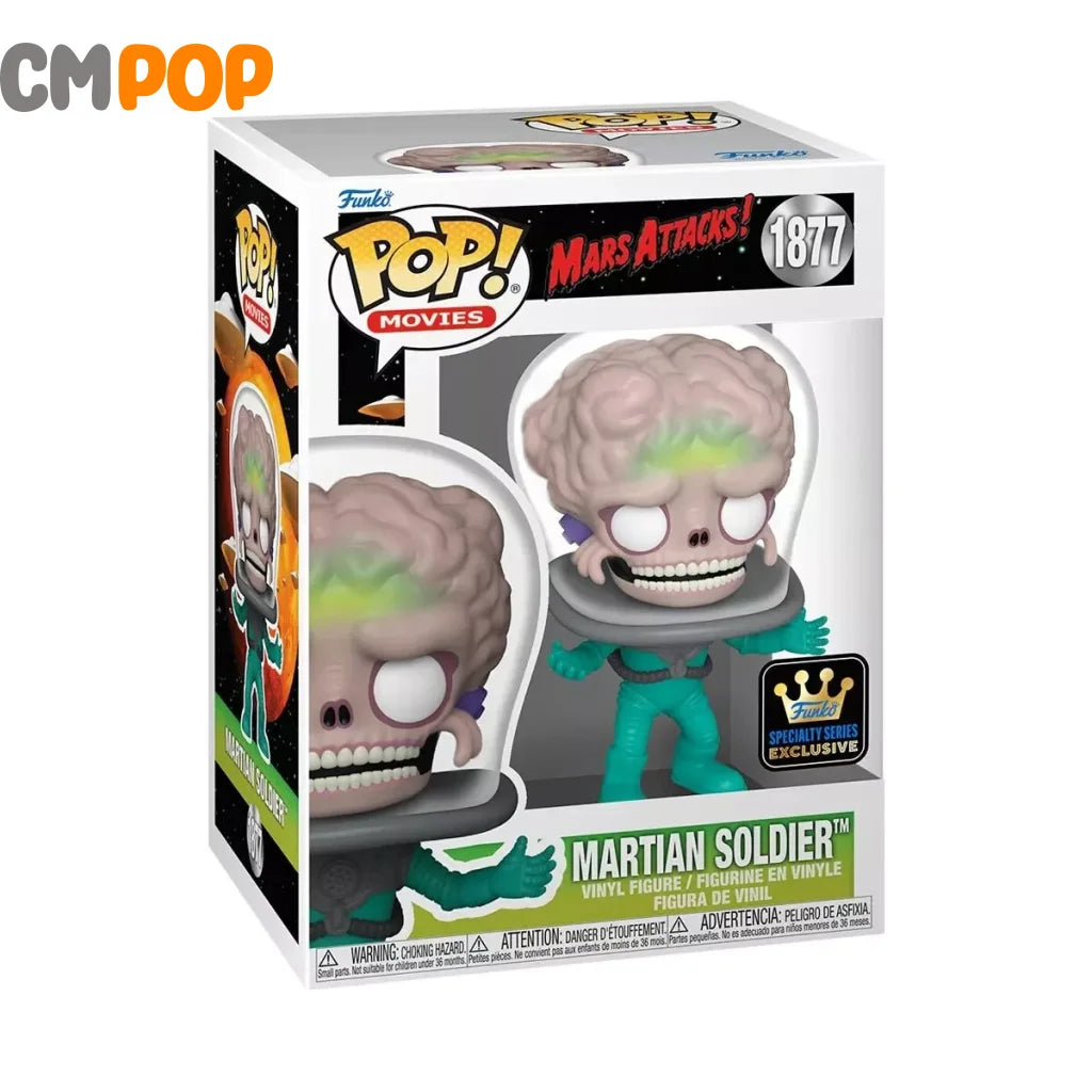 Martian Soldier - #1877 - Funko Pop! - Movies - Mars Attacks - Funko Speciality Series Exclusive Funko Pop