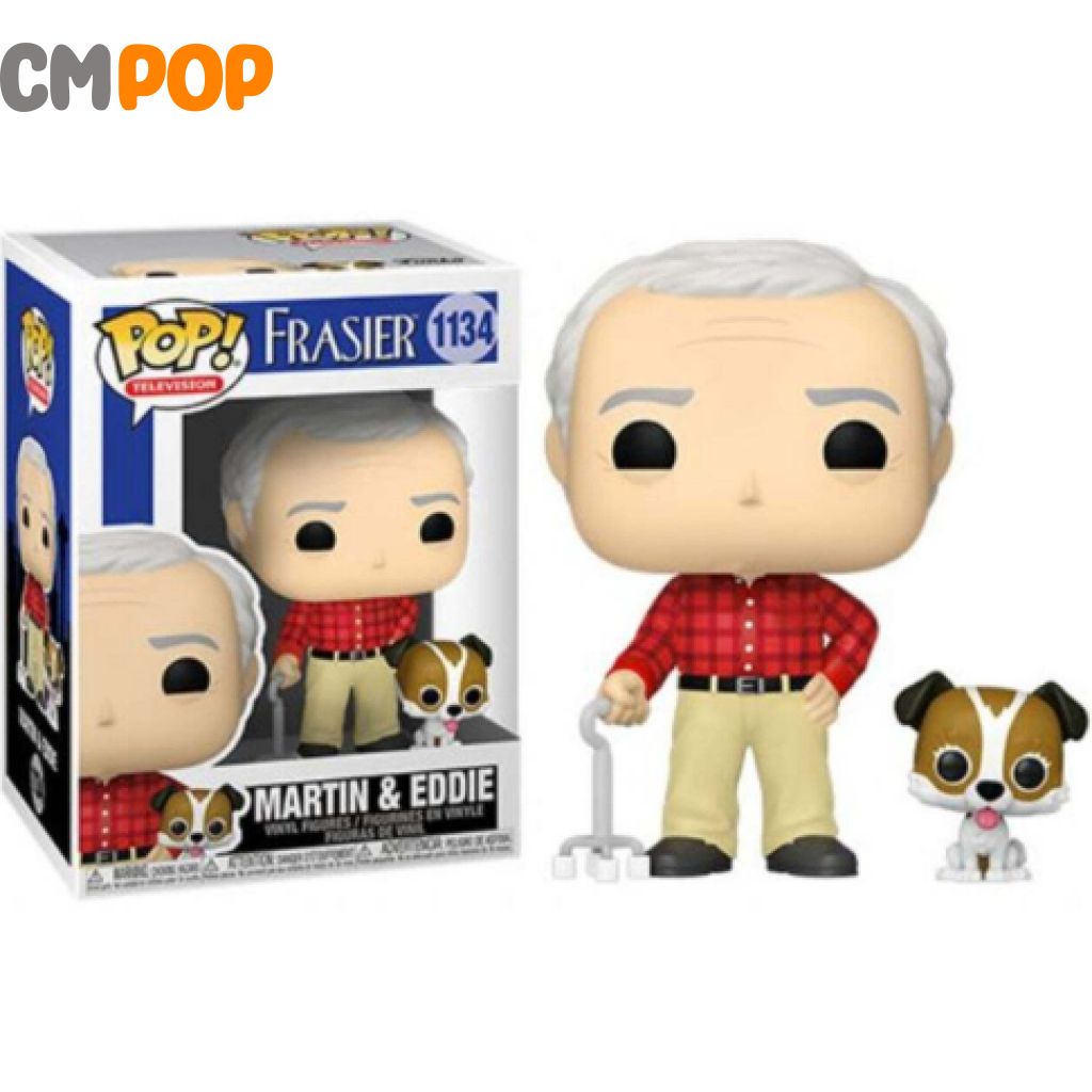 Martin & Eddie - #1134- Funko Pop! Frasier Television Pop