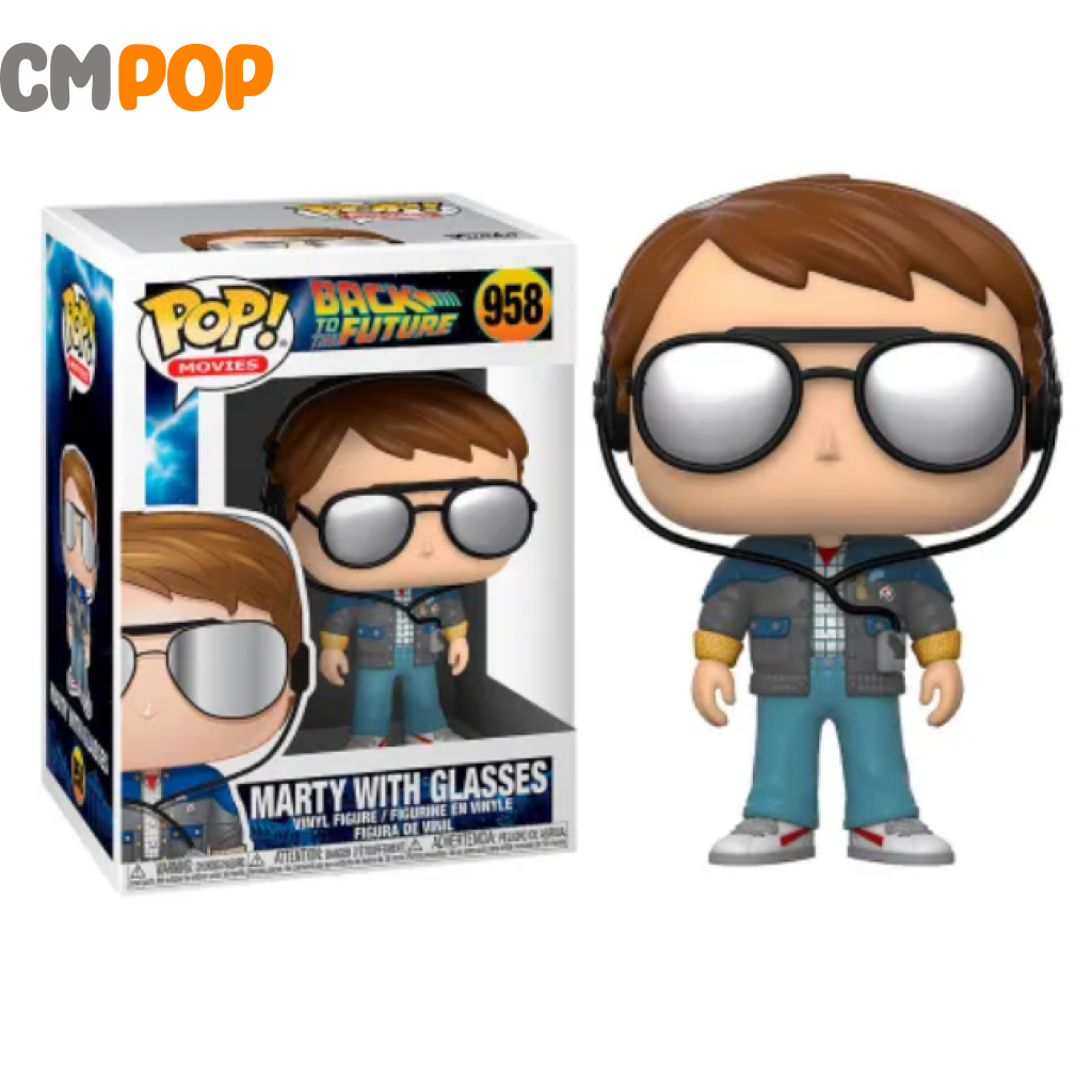 Marty With Glasses - #958 Funko Pop! Back To The Future Pop