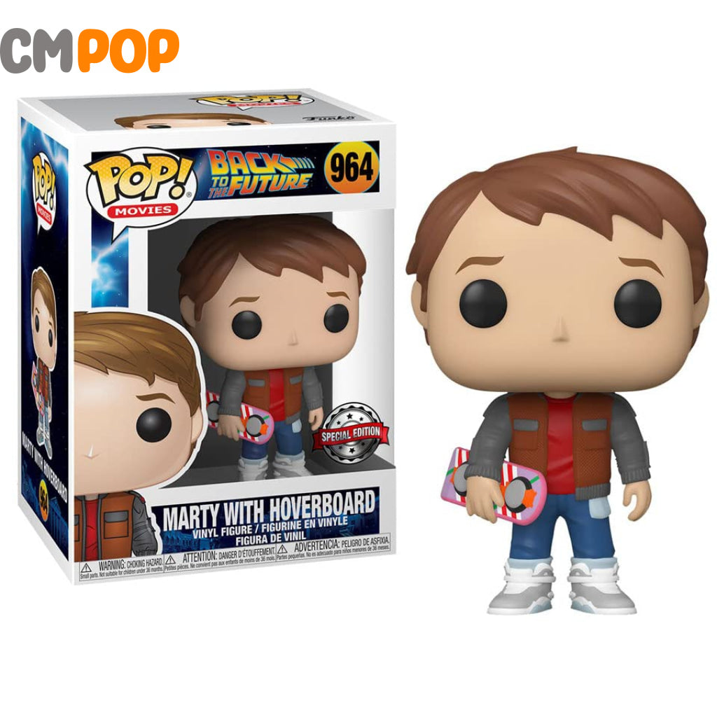 Marty With Hoverboard - #964 Funko Pop! Movies Special Edition