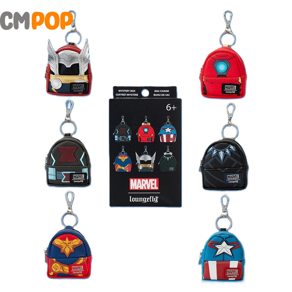Marvel Avengers Mystery Mini Backpack KeyChains - Loungefly Loungefly