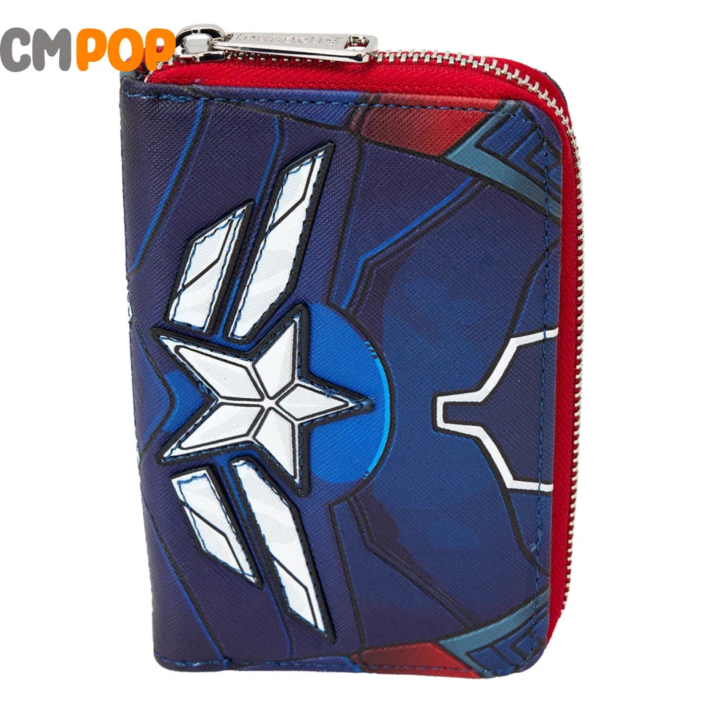 Marvel Captain America Brave New World Zip Around Wallet - Loungefly Loungefly
