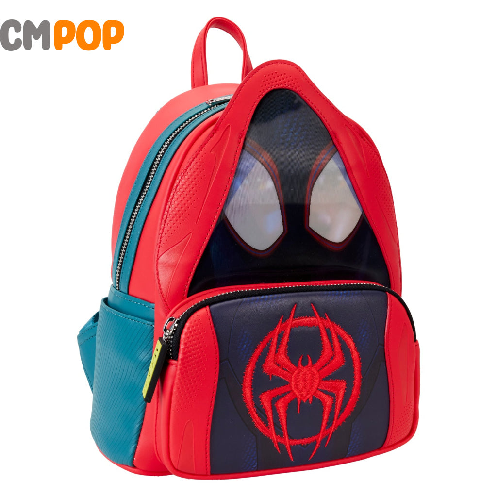 Marvel Spiderverse Miles Morals Hoody Cosplay Mini Backpack - Loungefly