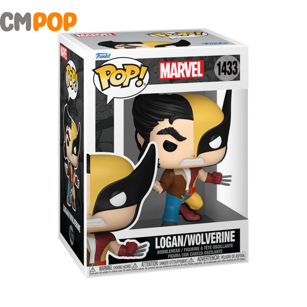 Marvel Split Wolverine/Logan - #1433 Funko Pop! Pop