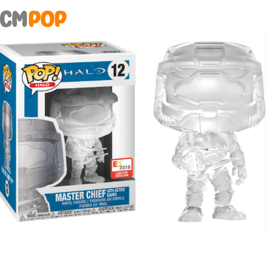 Master Chief With Active Camo - #12 Funko Pop! Halo E3 2018 Limited Edition Pop
