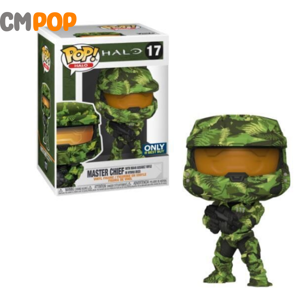 Master Chief With Ma40 Assault Rifle In Hydro Deco - #17 Funko Pop! Halo Best Buy Exclusive Pop