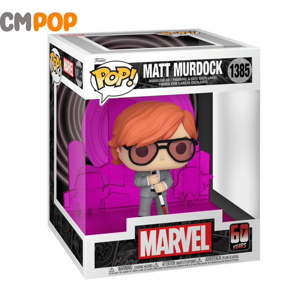 Matt Murdock With Radar - #1385 Funko Pop! Deluxe Marvel 60 Years Of Daredevil. Pop