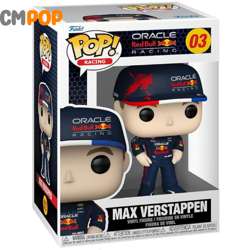 Max Verstappen - #03 Funko Pop! Oracle Red Bull Racing Pop