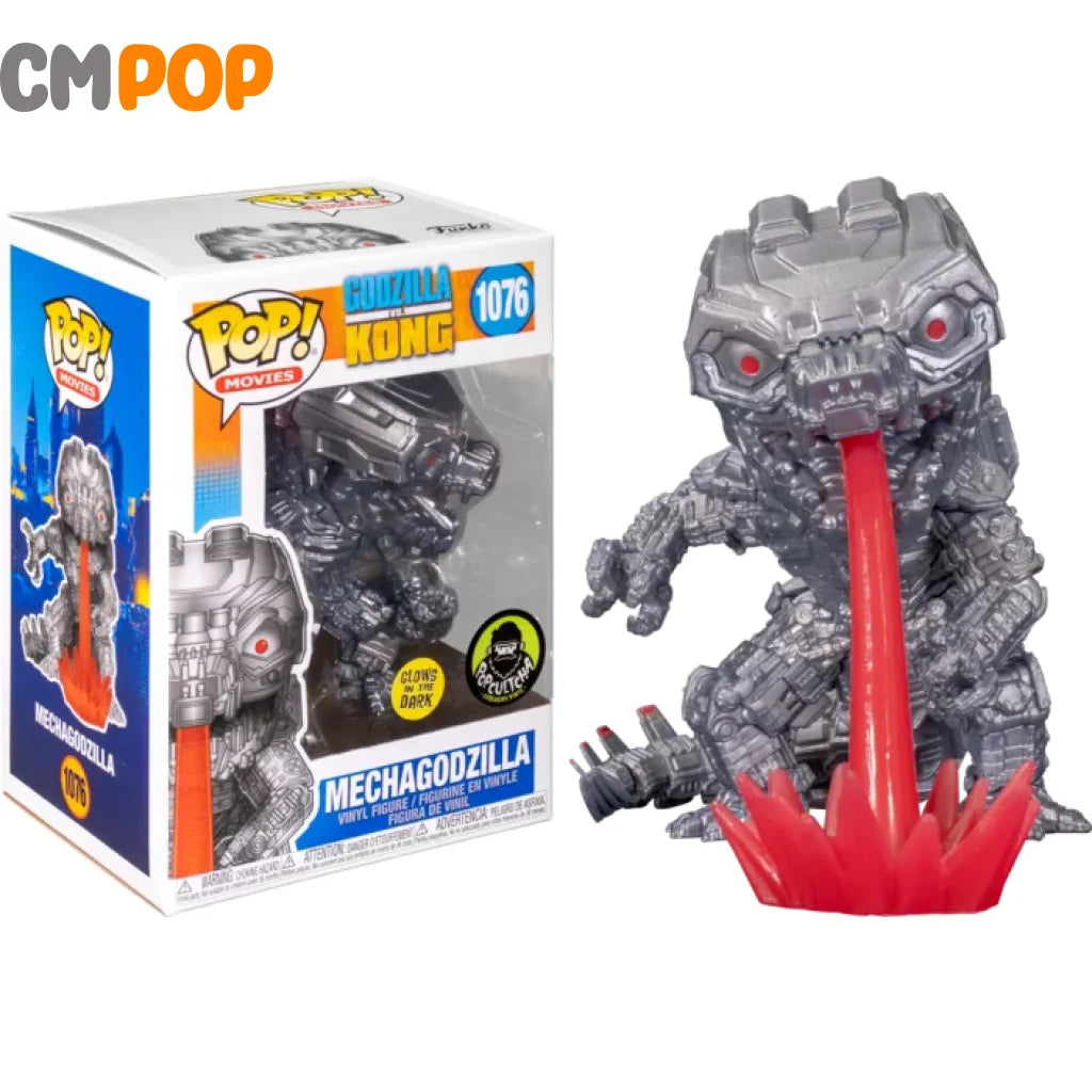 Mechagodzilla - #1076 Funko Pop! Movies Godzilla / Kong Glows In The Dark Pop Cultcha Exclusive