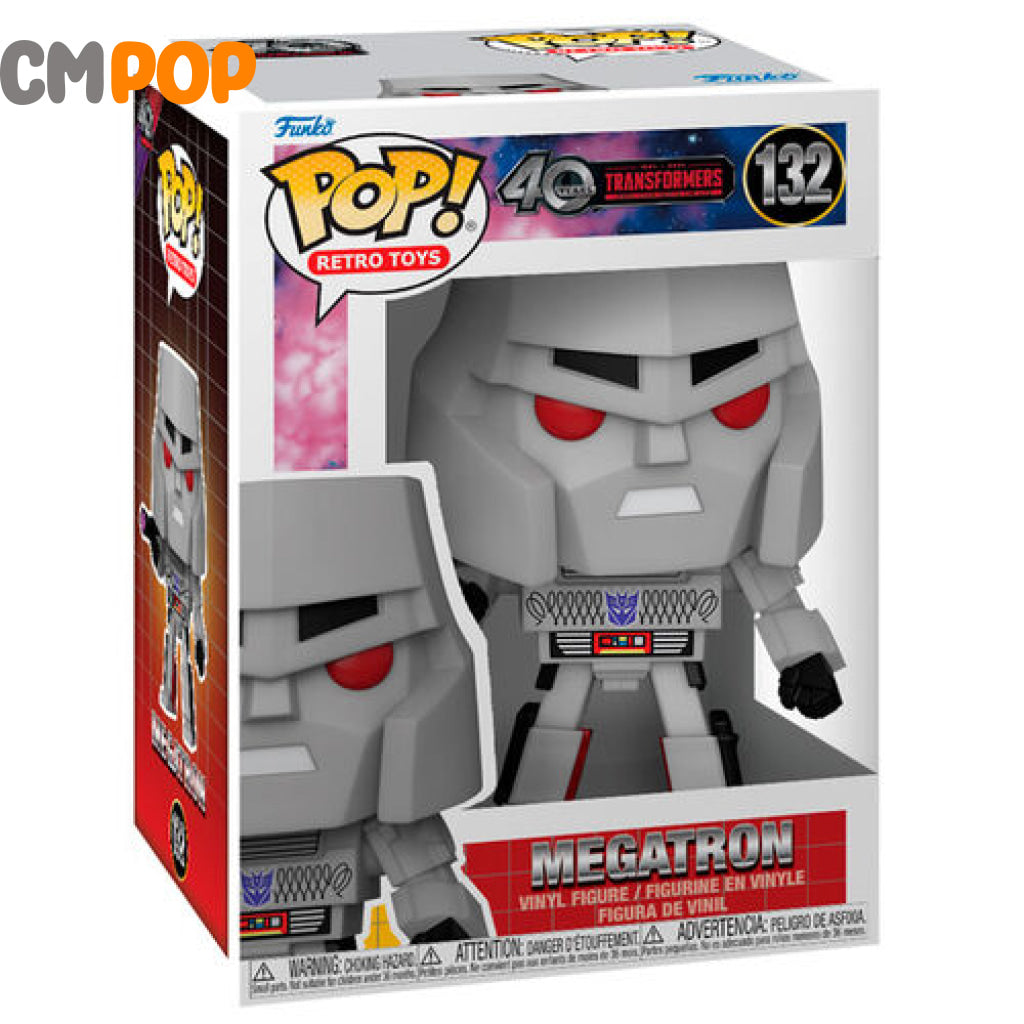 Megatron - #132 Funko Pop! 40 Years Transformers Retro Toys Pop