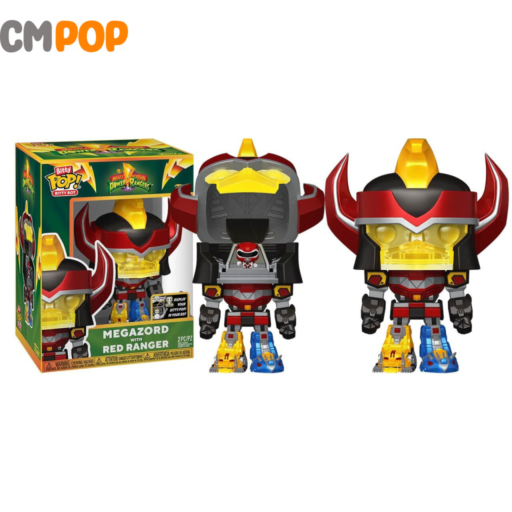 Megazord With Red Ranger - Funko Bitty Pop! Mighty Morphin Power Rangers Pop