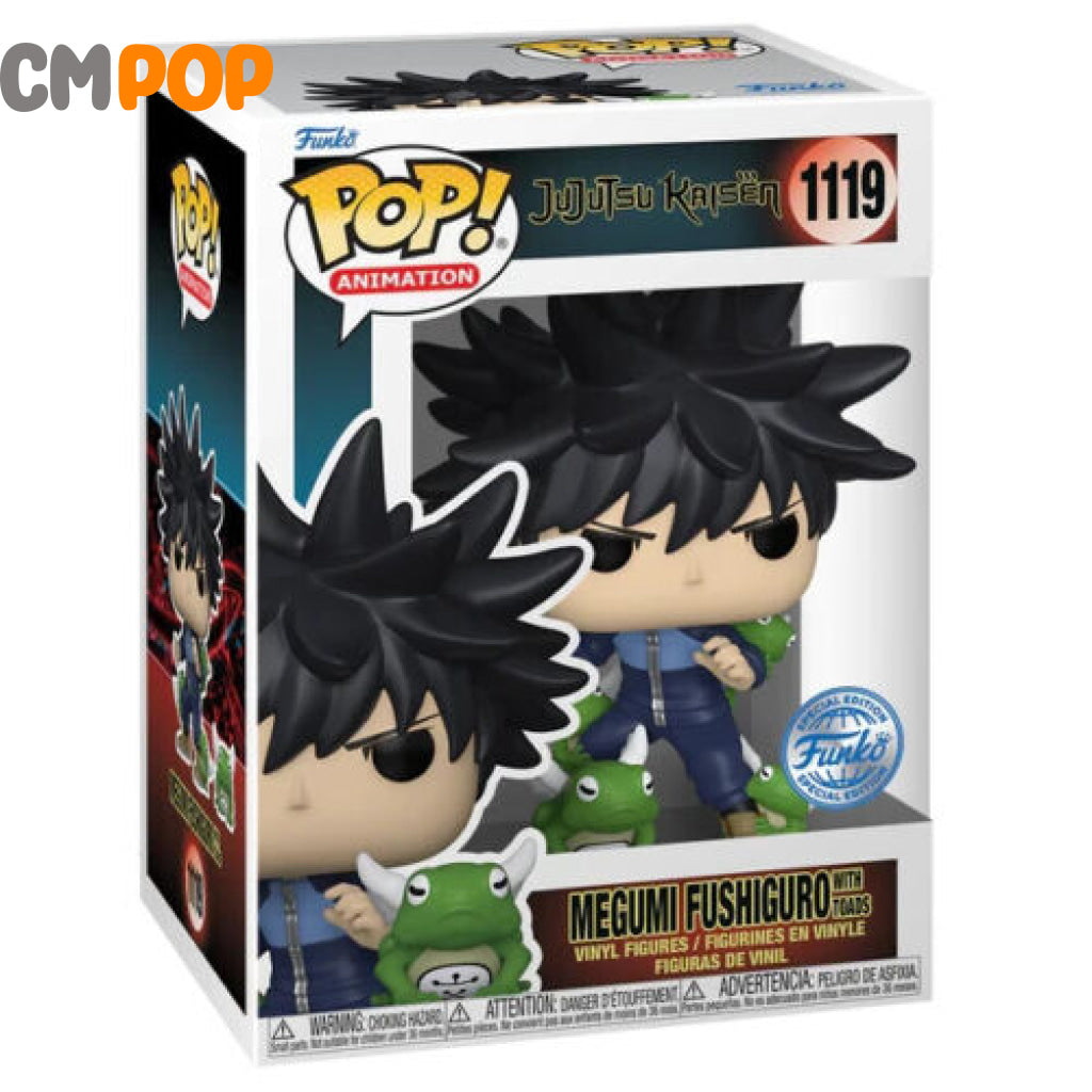 Megumi Fushiguro With Toads - #1119 Funko Pop! Jujutsu Kaisen Pop