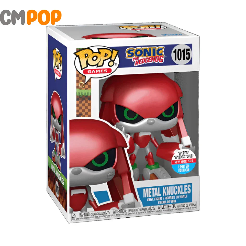 Metal Knuckles - #1015 - Funko Pop! - Sonic The Hedgehog -Games - Toy Tokyo New York 2024 Exclusive