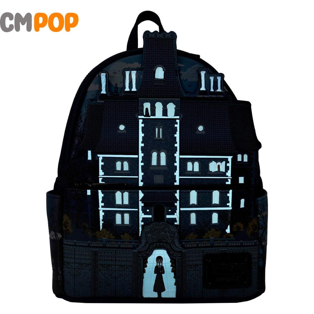 Mgm Wednesday Nevermore Academy Mini Backpack - Loungefly