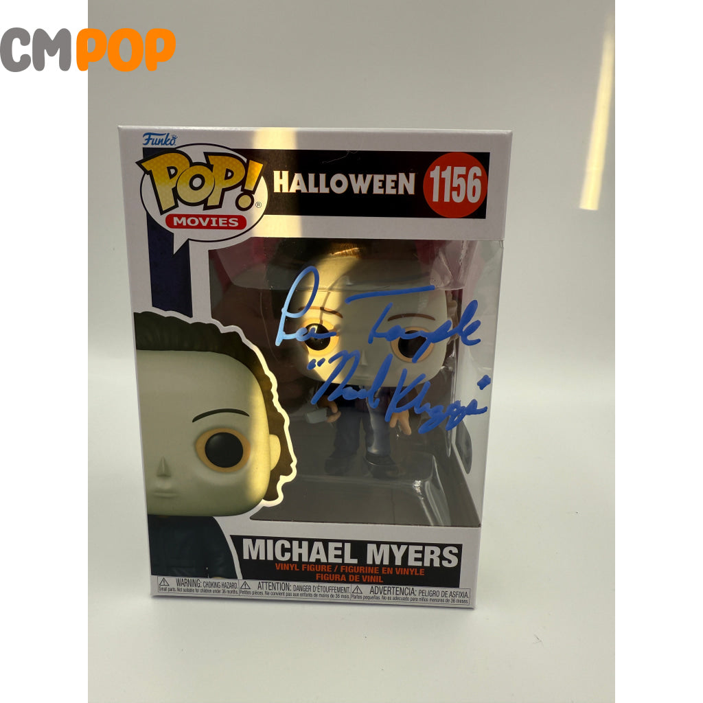 Michael Myers - #1156 - Funko Pop! -Movies -Halloween - Signed by Leu Temple - Certified Pop! Funko Pop