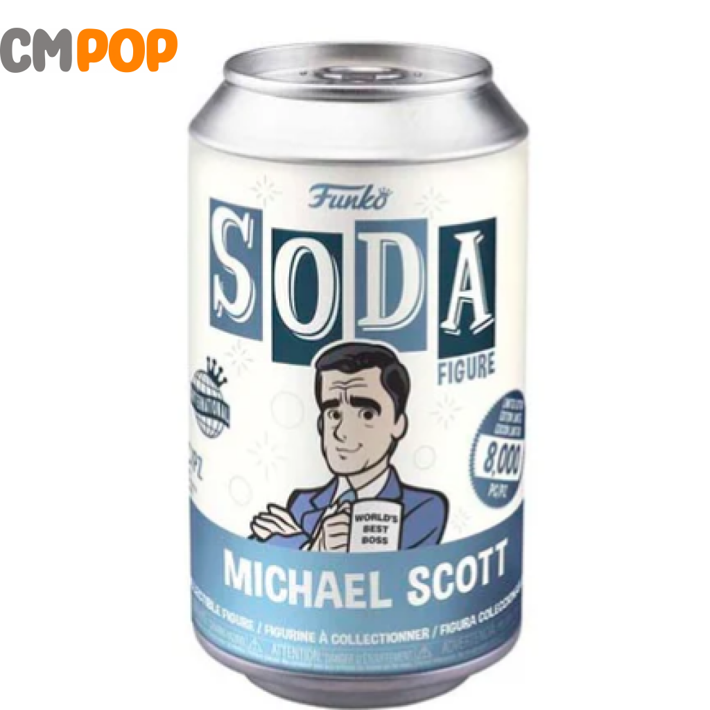 Michael Scott - Funko Vinyl Soda 8 000 Pieces Chance Of Chase The Office