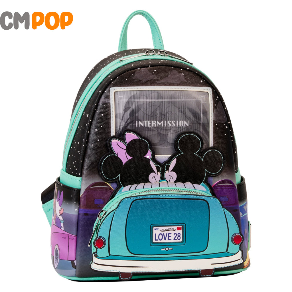 Mickey And Minnie Date Night Drive-In Diner Cross Body Bag - Disney Loungefly Backpack