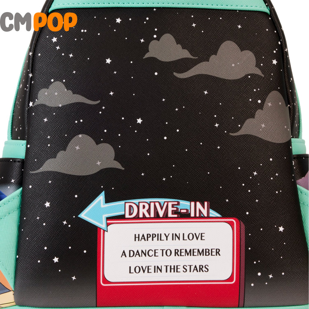 Mickey And Minnie Date Night Drive-In Diner Mini Backpack - Disney Loungefly