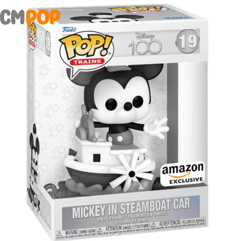 Mickey In Steamboat Car - #19 Funko Pop! Trains Disney Amazon Exclusive Pop