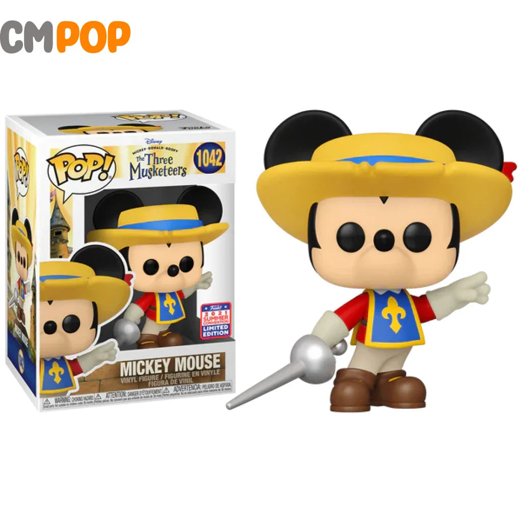 Mickey Mouse - #1042 Funko Pop! Disney The Three Musketeers 2021 Summer Convention Limited Edition