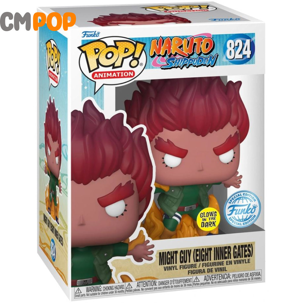 Might Guy (Eight Inner Gates) - #824 Funko Pop! Naruto Animation Gitd Special Edition Exclusive Pop