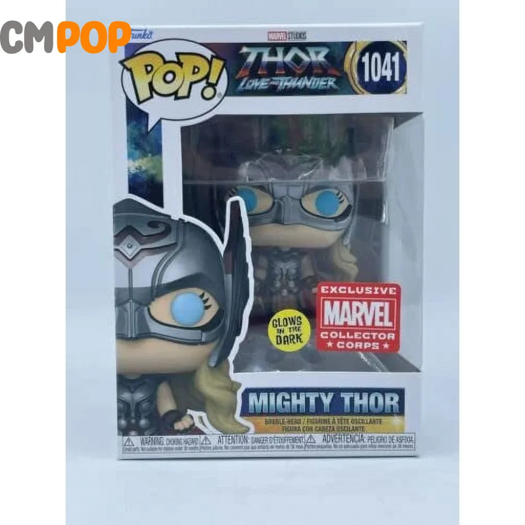 Mighty Thor - #1041- Funko Pop! - Marvel - Thor Love And Thunder - GITD - MCC Exclusive Funko Pop