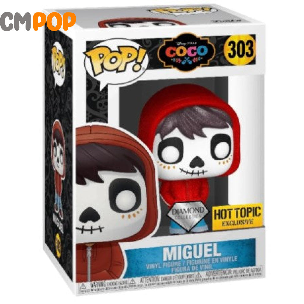 Miguel - #303 Funko Pop! Coco Disney Diamond Collection Hot Topic Pop