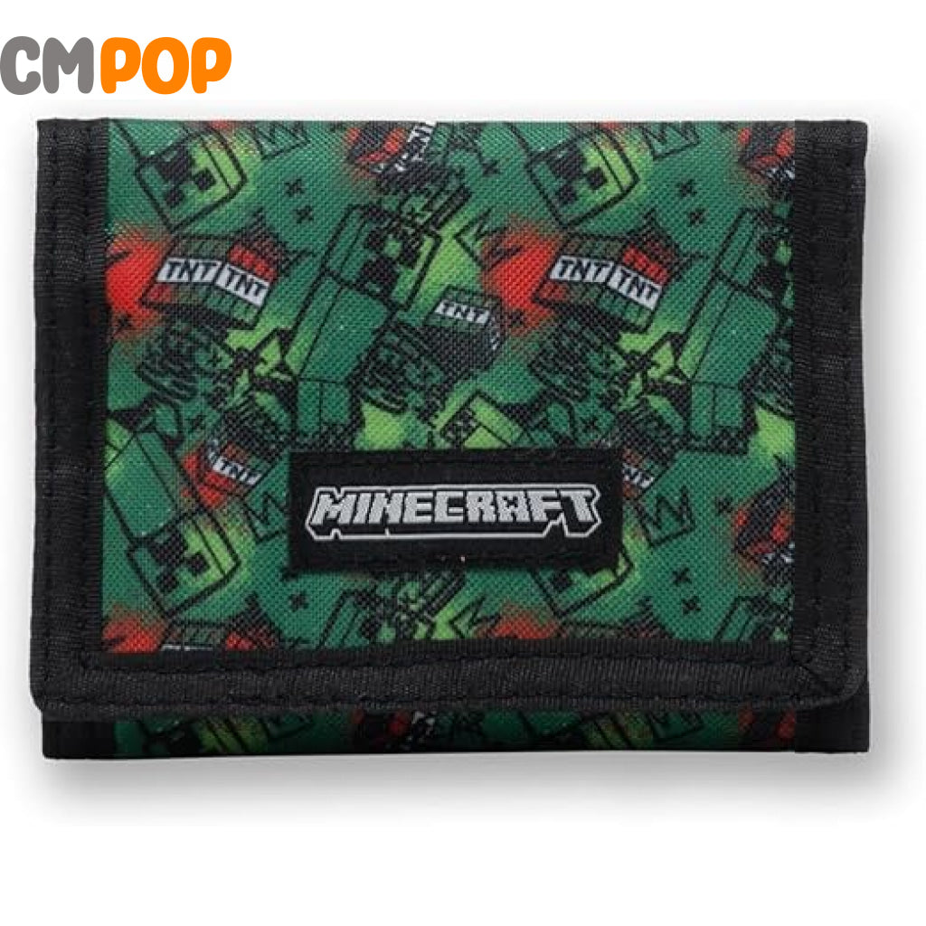 Minecraft TNT Sketch Nylon Trifold Wallet Wallet