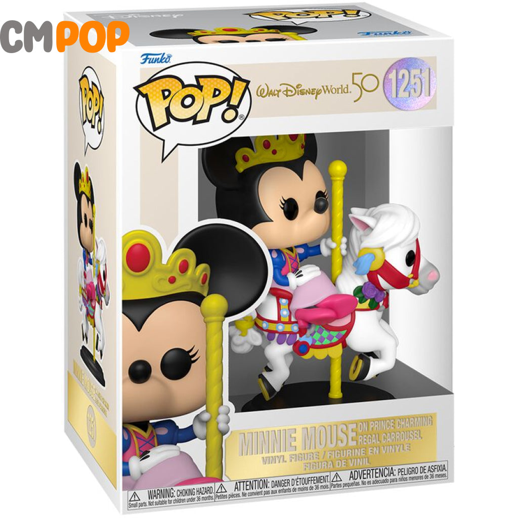 Minnie Mouse On Carrousel - #1251 Funko Pop! Disney 50 Pop