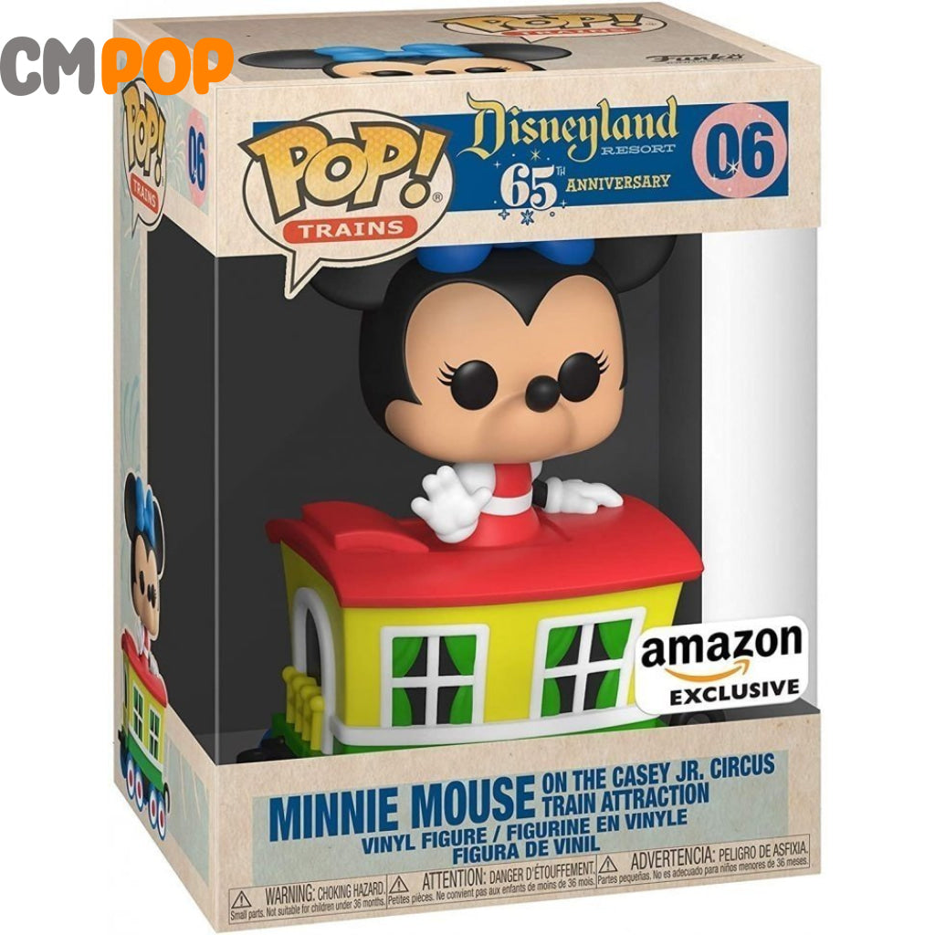 Minnie Mouse On The Casey Jr. Circus Train Attraction - #06 - Funko Pop! - Trains - Disneyland 65th Anniversary